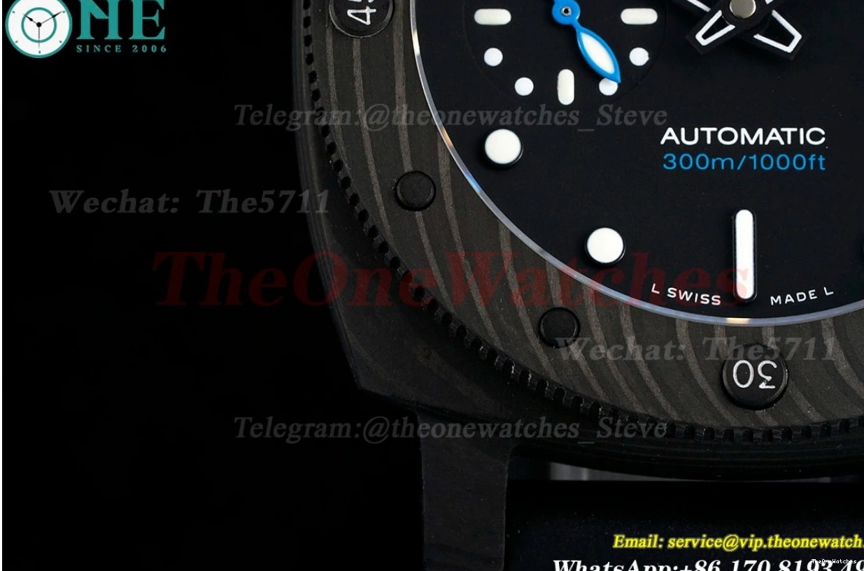 Black Submersible Carbon RU Dial P900 VSF 42MM PAM2231 0209